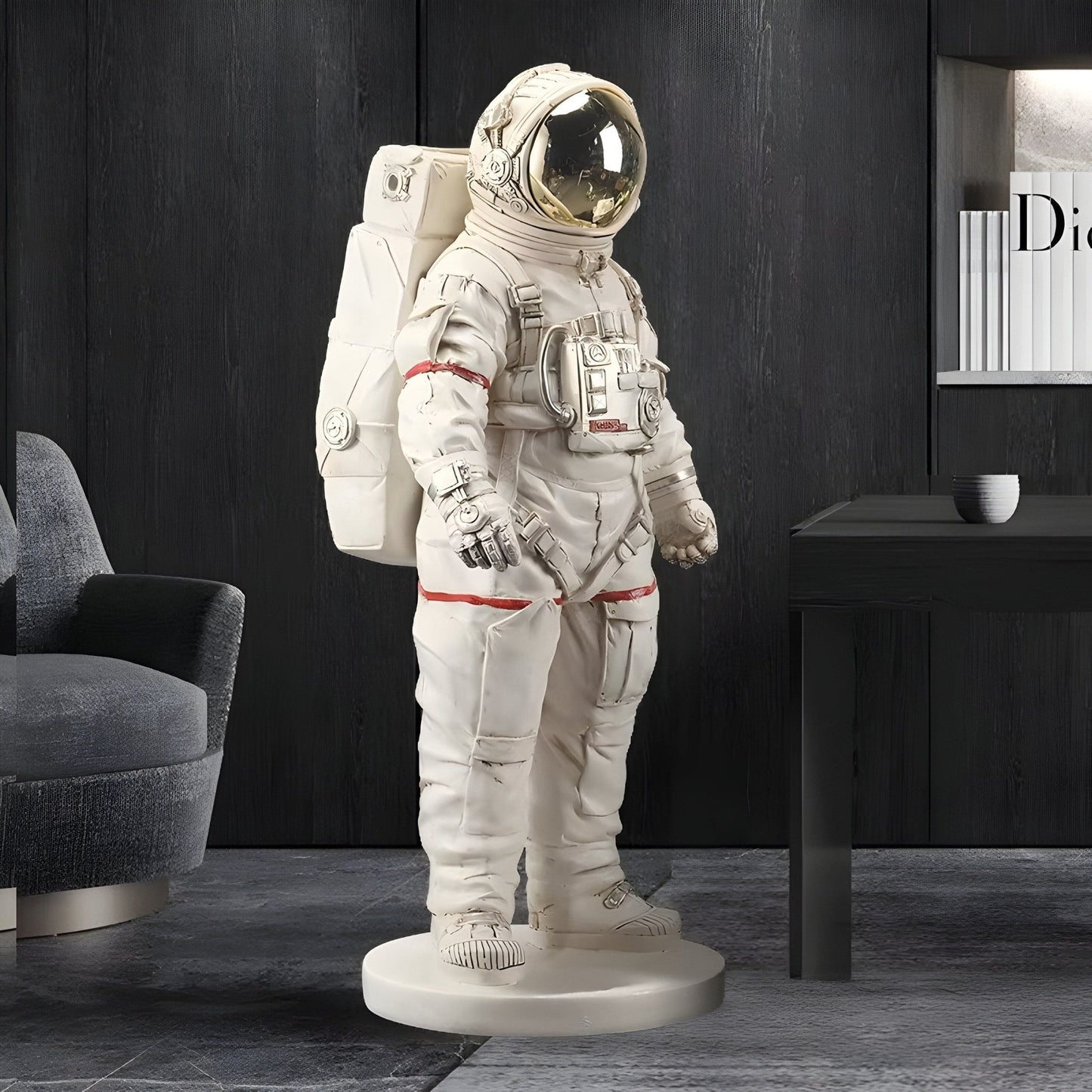 Large Cloud White Space Astronaut Standing Sculpture - 150cm