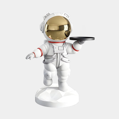 Medium Nova White Astronaut Bear Butler Sculpture - 90cm